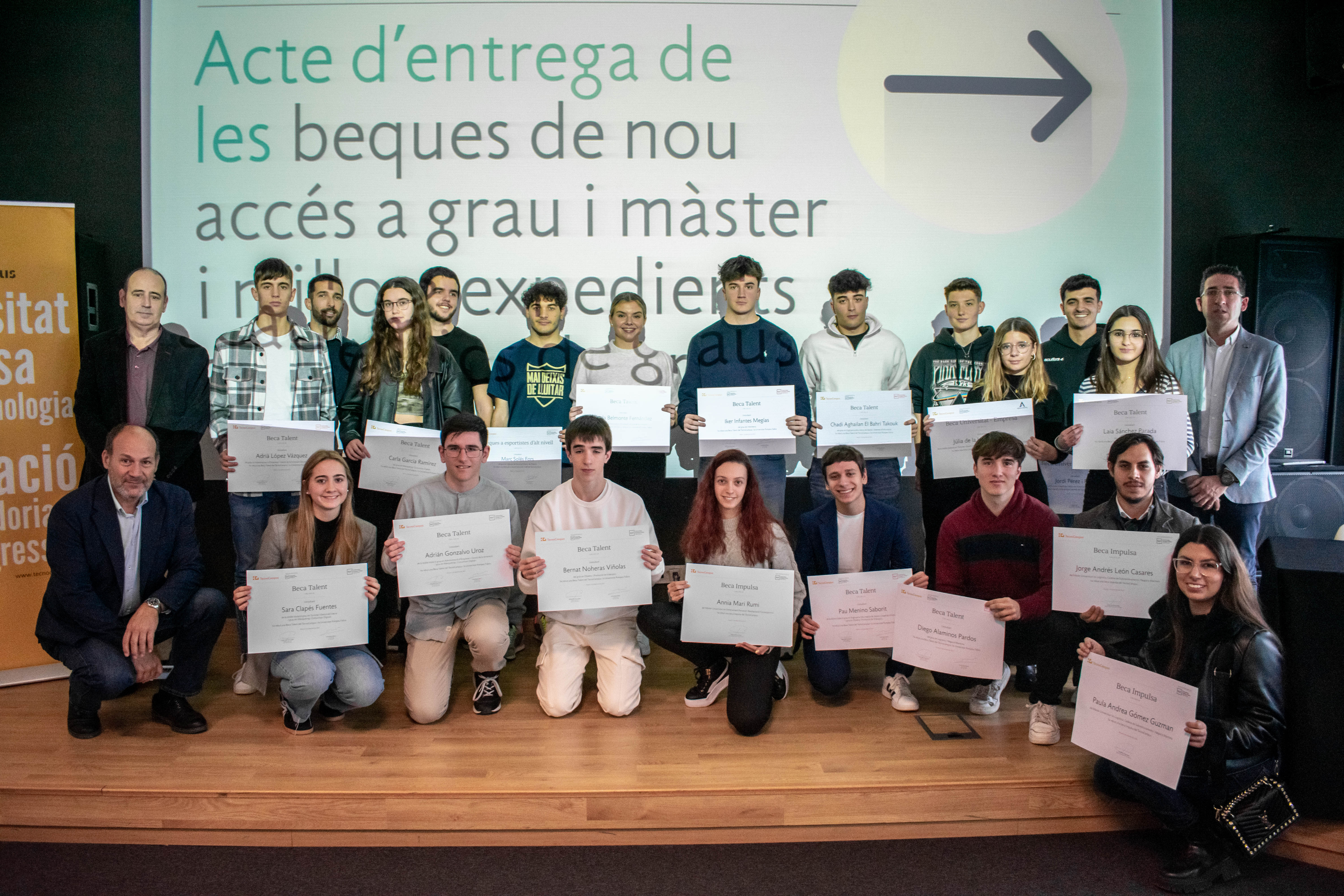 estudiants beques talent, Esportistes d'Alt Nivell, Impulsa i Talent