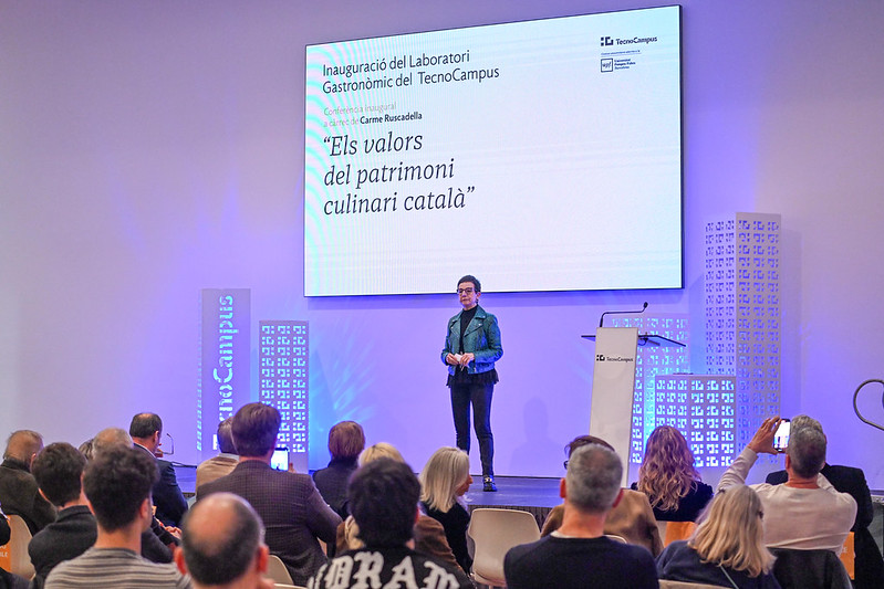 conferència inaugural Carme Ruscalleda laboratori gastronòmic TecnoCampus