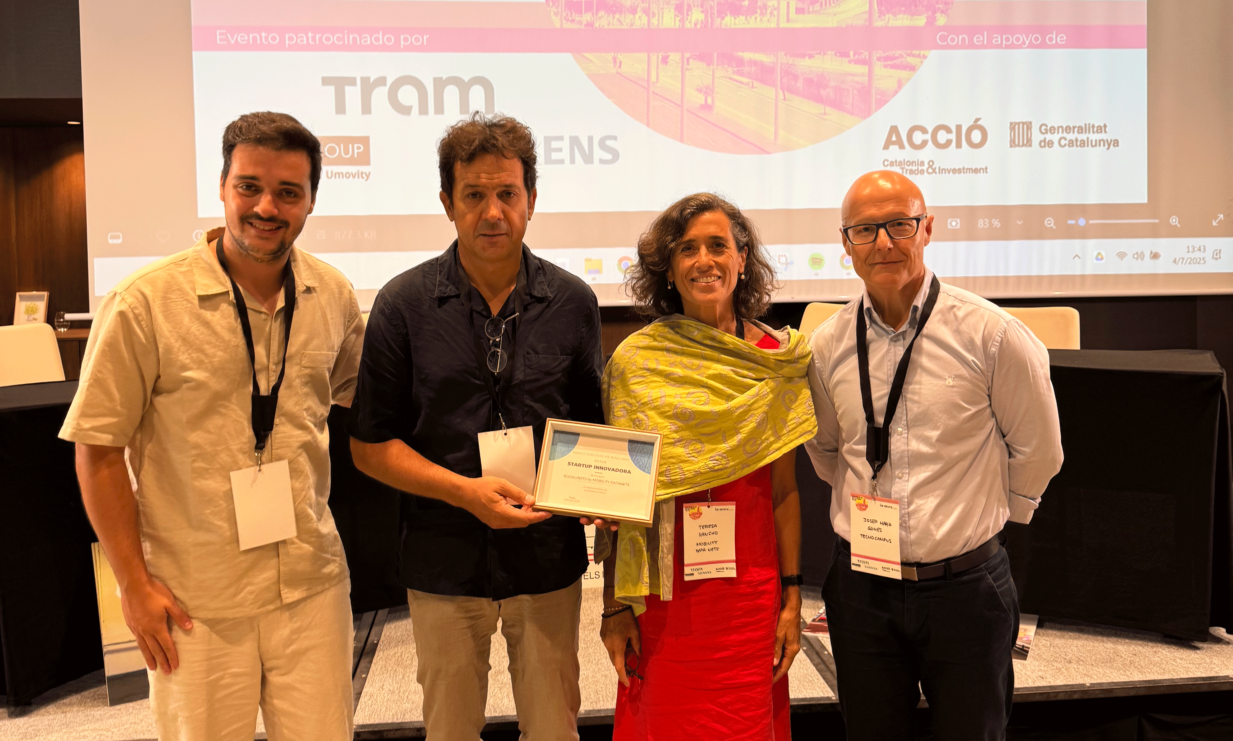 Rodalinets va rebre el Premi a la millor start-up innovadora