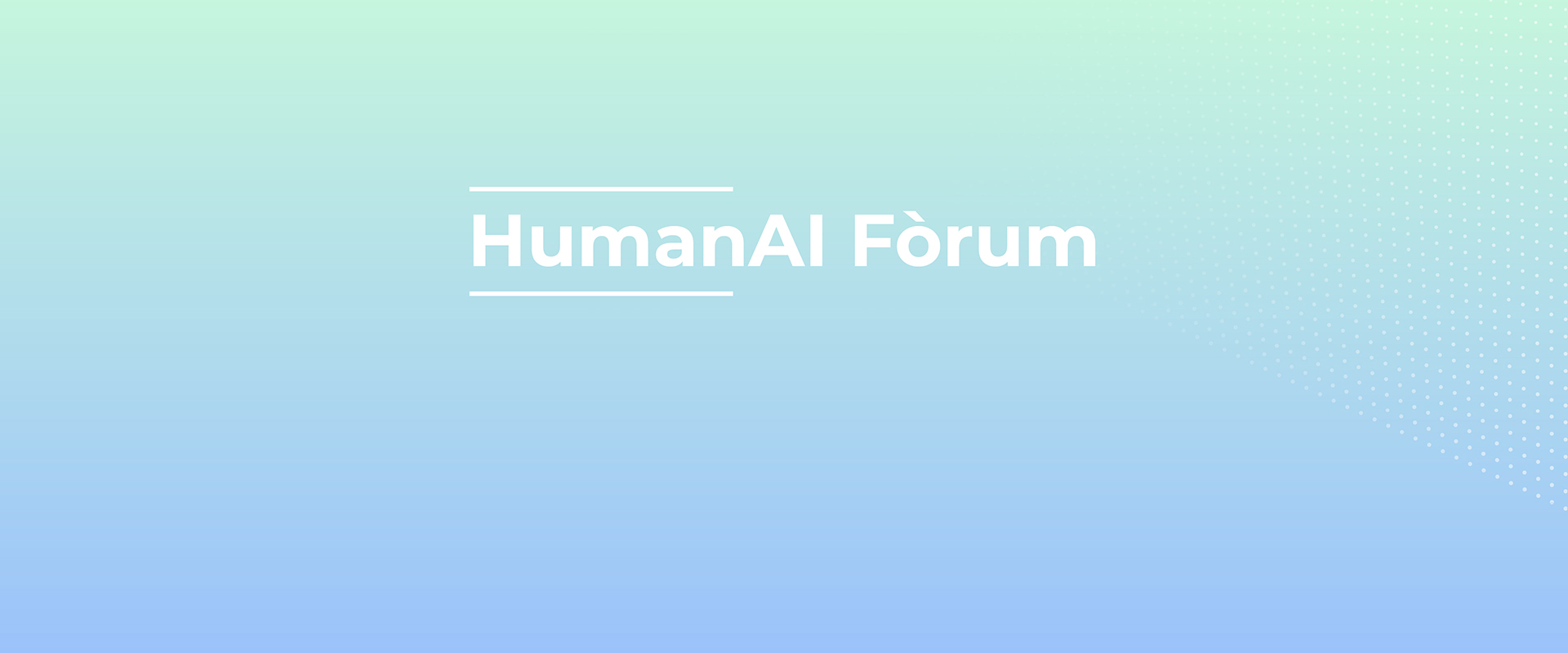 Participa a la jornada HumanAI Fòrum, el proper 9 d'octubre
