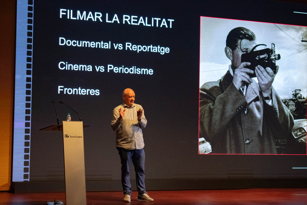 Joan Gonzàlez, documentalista i fundador de DocsBarcelona: “La creativitat ha d’estar al servei de la realitat”.