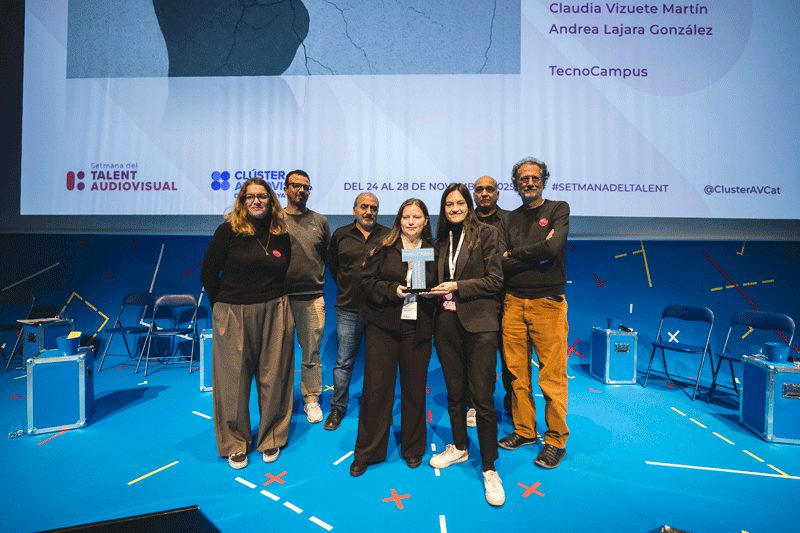 Dues alumnes del Grau en Mitjans Audiovisuals s’alcen amb el Premi Especial de la Indústria en categoria no ficció dins la Setmana del Talent