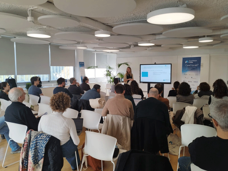 presentació de projectes de recerca del TecnoCampus en la jornada de Care City Lab
