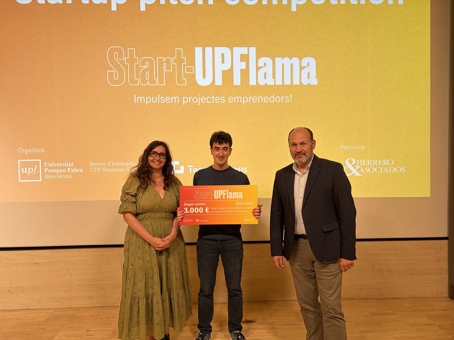 Un equip del TecnoCampus, guanya el segon premi del programa Start-UPFlama