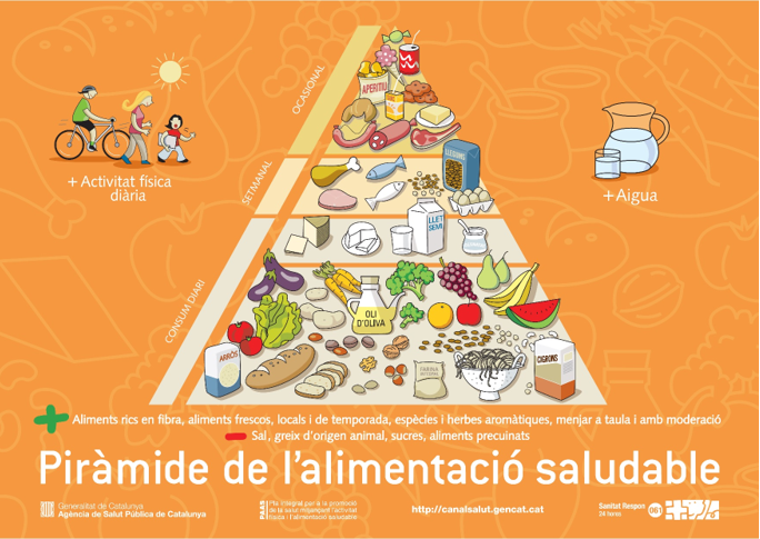 "Piràmide d el'alimentació"