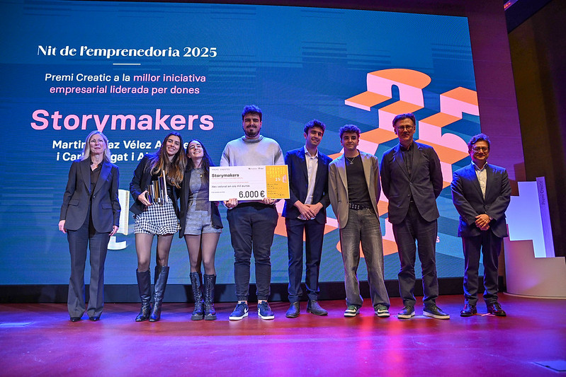 Premi Creatic a la millor iniciativa empresarial liderada per dones. Storymakers